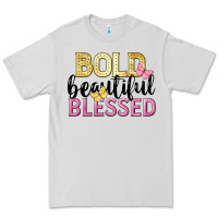 Dove Grey bold beautiful blessed Premium Tee - LillyAllenDesigns