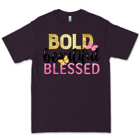 Plum bold beautiful blessed Premium Tee - LillyAllenDesigns