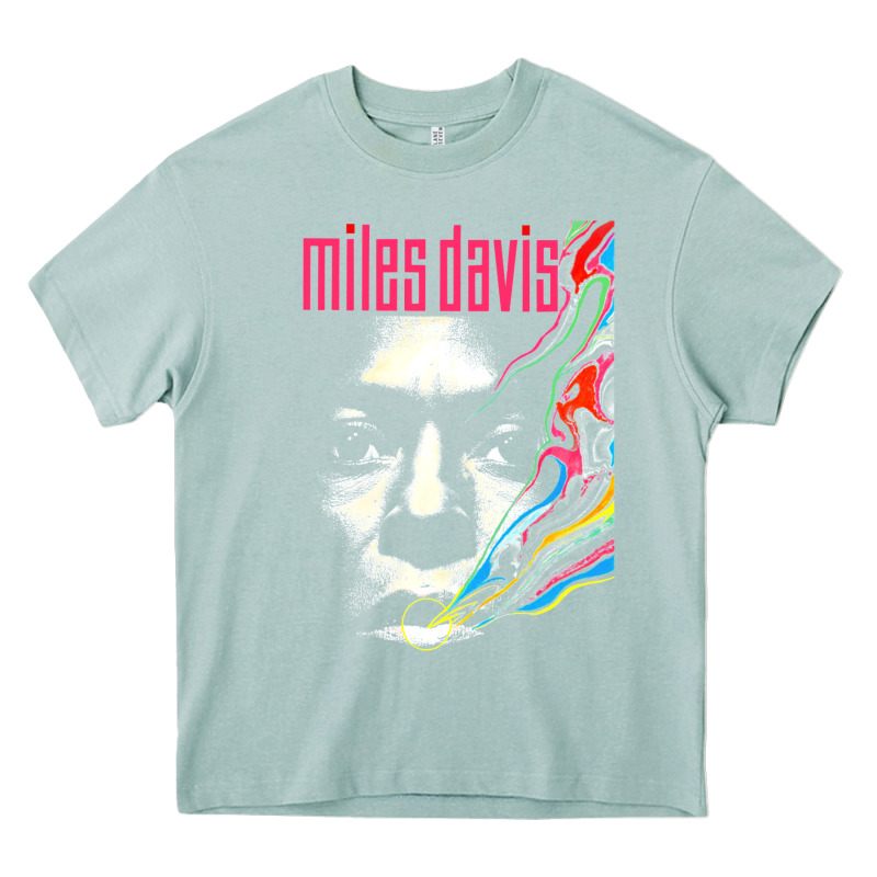 Miles Vintage Davis Concert Retro Heavy Core Tee by lanVoArt | Teevron