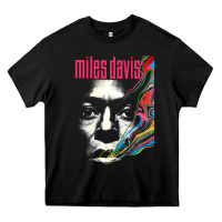 Black miles vintage davis concert retro Heavy Core Tee - lanVoArt