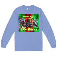 Colony Blue merry christmas gnomies Long Sleeve Tee - CowGirlArtShop