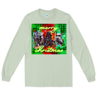 Matcha merry christmas gnomies Long Sleeve Tee - CowGirlArtShop