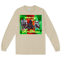 Mushroom merry christmas gnomies Long Sleeve Tee - CowGirlArtShop