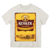 Cream kessler vintage Heavy Core Tee - lanVoArt