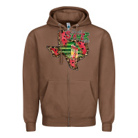 Chestnut sweet summer time texas Zipper Hoodie - CowhideDigitalArt