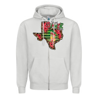 Dove Grey sweet summer time texas Zipper Hoodie - CowhideDigitalArt