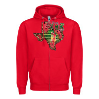 Red sweet summer time texas Zipper Hoodie - CowhideDigitalArt