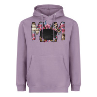 Lavender mom hockey flower Heavyweight Hoodie - RacoonDesign