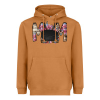 Meerkat mom hockey flower Heavyweight Hoodie - RacoonDesign