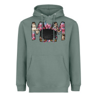 Sage mom hockey flower Heavyweight Hoodie - RacoonDesign