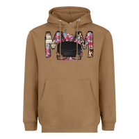 Toasted Coconut mom hockey flower Heavyweight Hoodie - RacoonDesign