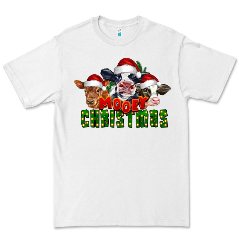Mooey Christmas Cows Premium Tee by LillyAllenDesigns | Teevron