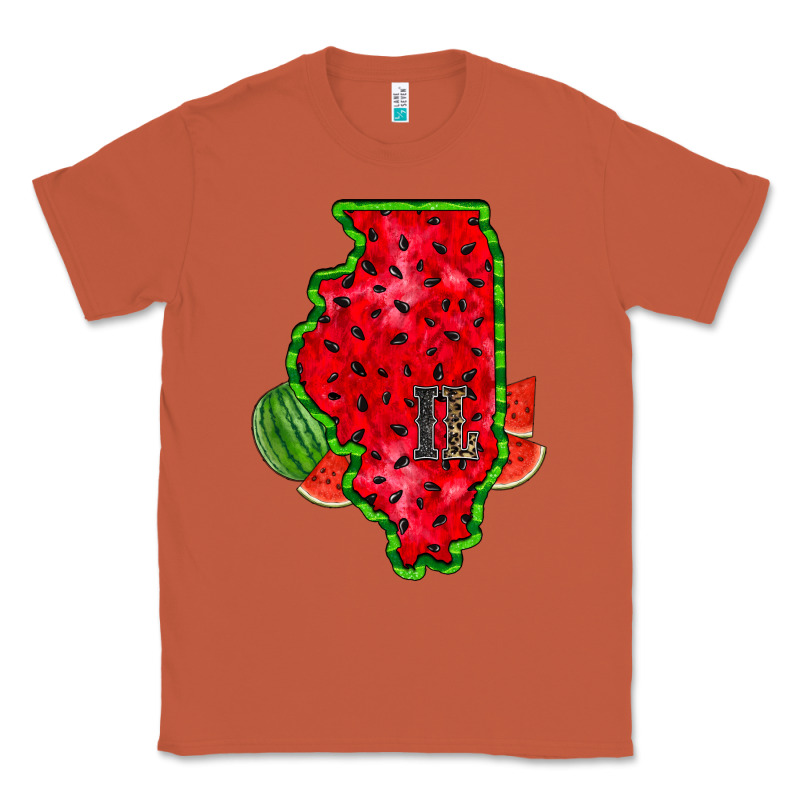 Illinois Watermelon Classic Tee by RacoonDesign | Teevron