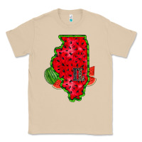 Mushroom illinois watermelon Classic Tee - RacoonDesign