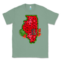 Sage illinois watermelon Classic Tee - RacoonDesign