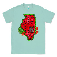 Seafoam illinois watermelon Classic Tee - RacoonDesign