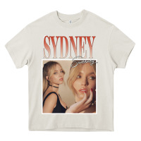 Cream sydney sweeney Heavy Core Tee - lanVoArt