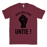 Burgundy Bad Spellers Classic Tee - Bettercallsaul