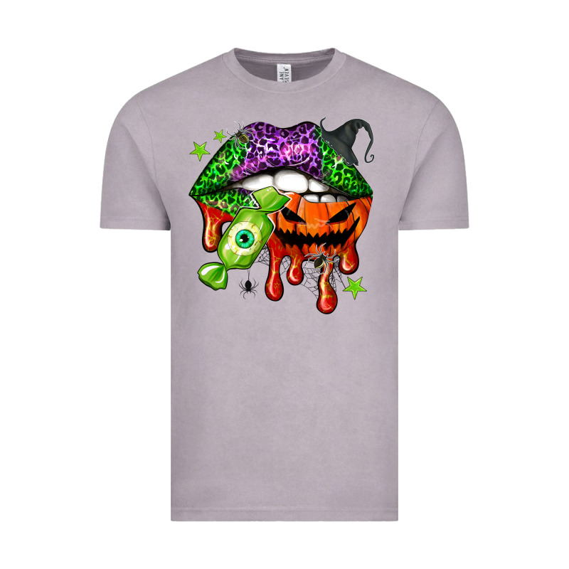 Halloween Lips Vintage Tee by NancyCooperArtShop | Teevron