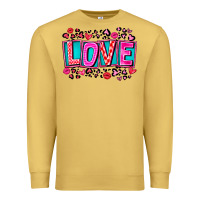 Antique Gold Love Valentine Premium Sweatshirt - CowhideDigitalArt