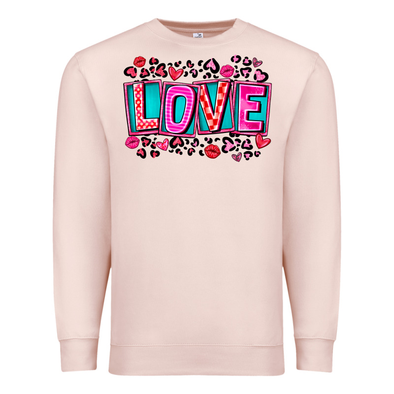 Love Valentine Premium Sweatshirt by CowhideDigitalArt | Teevron