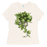 Bone Golden Pothos Ladies Tee - LillyAllenDesigns