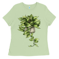 Matcha Golden Pothos Ladies Tee - LillyAllenDesigns