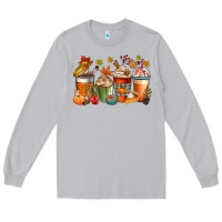 Moon Dust fall coffee cups Long Sleeve Tee - CowGirlArtShop