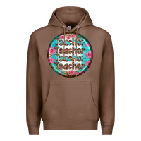 Chestnut teacher vibe earrings Premium Hoodie - BundleAndBundleShop