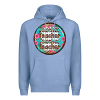 Colony Blue teacher vibe earrings Premium Hoodie - BundleAndBundleShop