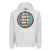 Dove Grey teacher vibe earrings Premium Hoodie - BundleAndBundleShop