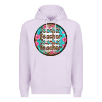 Lilac teacher vibe earrings Premium Hoodie - BundleAndBundleShop