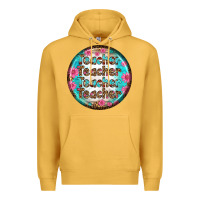 Mustard teacher vibe earrings Premium Hoodie - BundleAndBundleShop