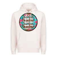 Pale Pink teacher vibe earrings Premium Hoodie - BundleAndBundleShop