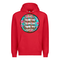 Red teacher vibe earrings Premium Hoodie - BundleAndBundleShop