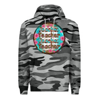 Slate Camo teacher vibe earrings Premium Hoodie - BundleAndBundleShop