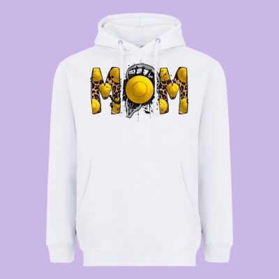 Mom Lacrosse Heavyweight Hoodie Designed By Racoondesign