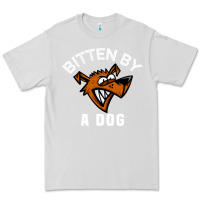 Dove Grey bitten by a dog angry dog bite funny gift Premium Tee - lanVoArt