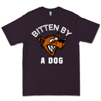 Plum bitten by a dog angry dog bite funny gift Premium Tee - lanVoArt