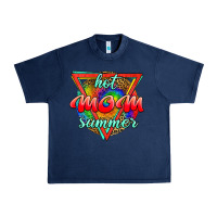 Navy hot mom summer Urban Heavy Tee - JahusDesignShop