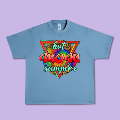 Hot Mom Summer Urban Heavy Tee Designed By Jahusdesignshop
