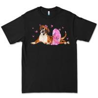 Black boxer dog with tutu Premium Tee - LillyAllenDesigns