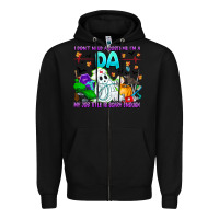 Black I Don't Need A Costume Im A DA My Job Title Is Sca Zipper Hoodie - CowhideDigitalArt