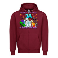 Burgundy I Don't Need A Costume Im A DA My Job Title Is Sca Zipper Hoodie - CowhideDigitalArt