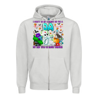 Dove Grey I Don't Need A Costume Im A DA My Job Title Is Sca Zipper Hoodie - CowhideDigitalArt