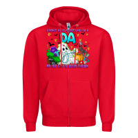 Red I Don't Need A Costume Im A DA My Job Title Is Sca Zipper Hoodie - CowhideDigitalArt