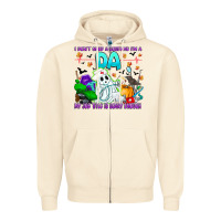 Sandshell I Don't Need A Costume Im A DA My Job Title Is Sca Zipper Hoodie - CowhideDigitalArt