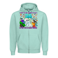 I Don't Need A Costume Im A Da My Job Title Is Sca Zipper Hoodie | Teevron