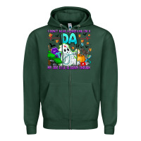 Sports Green I Don't Need A Costume Im A DA My Job Title Is Sca Zipper Hoodie - CowhideDigitalArt