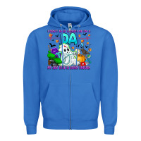 True Royal I Don't Need A Costume Im A DA My Job Title Is Sca Zipper Hoodie - CowhideDigitalArt
